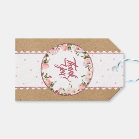 Papier voor bakkerij- en Florentijns, Label Cadeaulabel (Voorkant (Horizontaal))