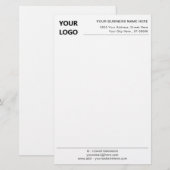Papier voor bedrijfs-Kantoor met eigen Logo naam (Voorkant / Achterkant)