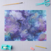 papier voor blauw en paars weefsel (Craft)