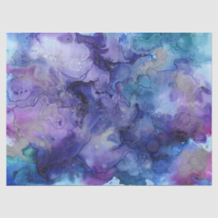 papier voor blauw en paars weefsel