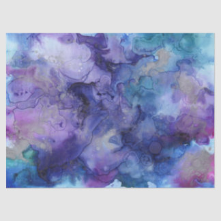 papier voor blauw en paars weefsel