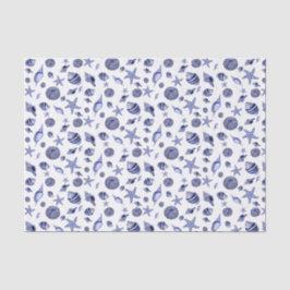 Papier voor blauw en wit kruipers