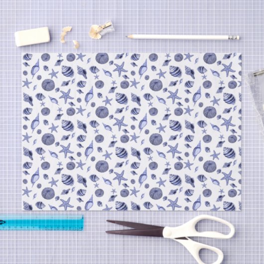 Papier voor blauw en wit kruipers (Craft)