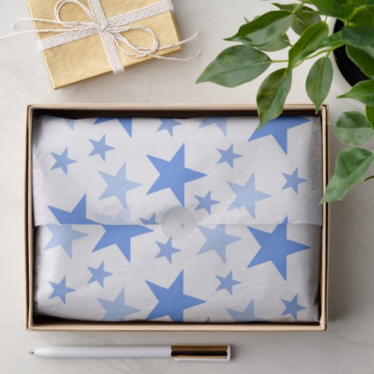Papier voor blauw sterren (Geschenk)