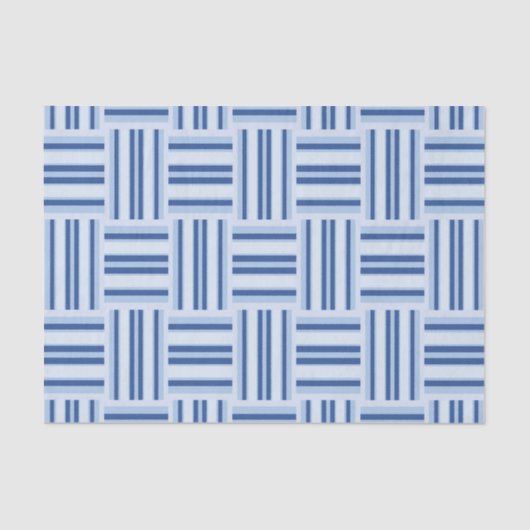 Papier voor blauw Stripes (Voorkant)