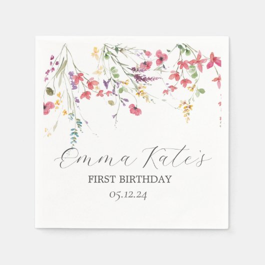 Papier voor bloem, luiers, moderne servetten (Voorkant)