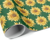 Papier voor bloembranen - Zonnebloem (Rol Hoek)