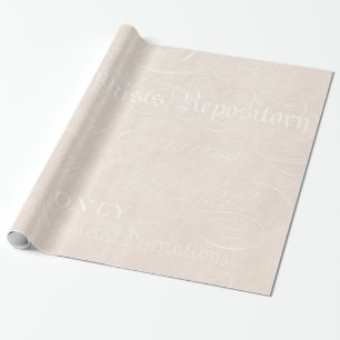 papier voor botanische crème beige-tekstperkamen