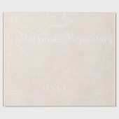 papier voor botanische crème beige-tekstperkament (Vlak)