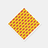 Papier voor brandkraanpatroonpapier servetten (Hoek)