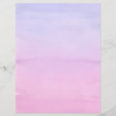 Papier voor briefpapier voor waterverf bij zonsond (Achterkant)