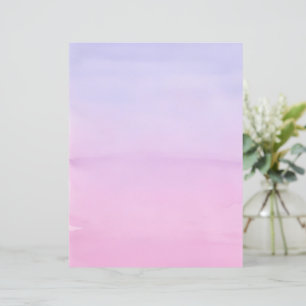 Papier voor briefpapier voor waterverf bij zonsond