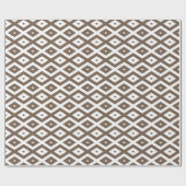 Papier voor bruin en wit diamant (Vlak)