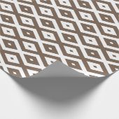 Papier voor bruin en wit diamant (Hoek)