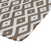Papier voor bruin en wit diamant snijplank (Hoek)