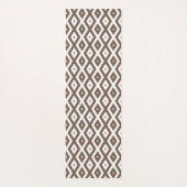 Papier voor bruin en wit diamant yogamat (Achterkant)