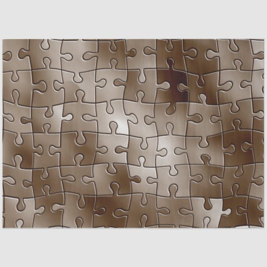papier voor bruine puzzel (Voorkant)