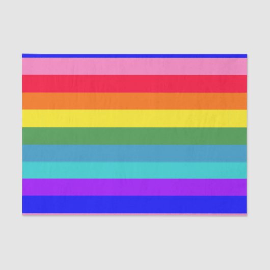 Papier voor buisjes van regenboogstrips (Voorkant)