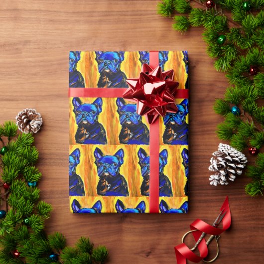 Papier voor bulgdog (Feestdagen Geschenken)