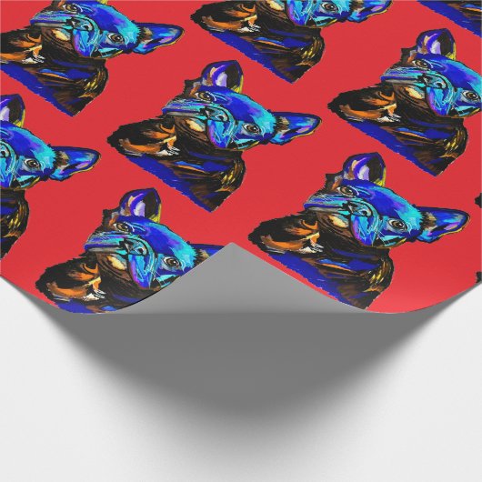 Papier voor bulgdog (Hoek)