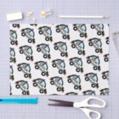 Papier voor cadeaupapier voor politieauto's kind v (Craft)