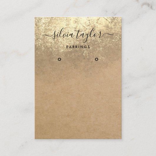 Papier voor calligrafie Verouderingskaart Visitekaartje (Voorkant)