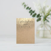 Papier voor calligrafie Verouderingskaart Visitekaartje (Staand voorkant)