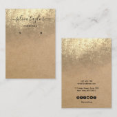 Papier voor calligrafie Verouderingskaart Visitekaartje (Voorkant / Achterkant)