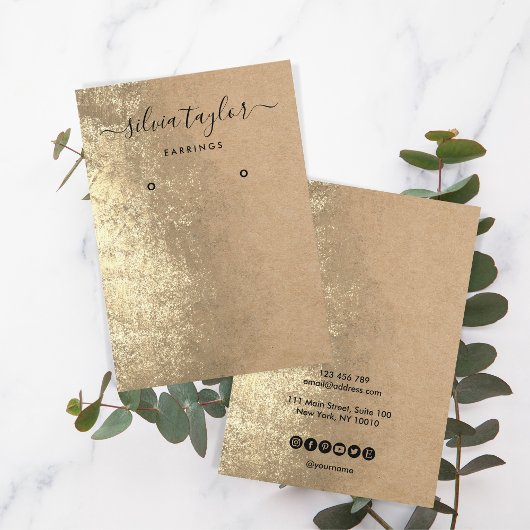 Papier voor calligrafie Verouderingskaart Visitekaartje