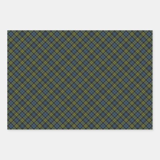 Papier voor Campbell Tartan Wrapping Inpakpapier Vel (Voorkant 2)