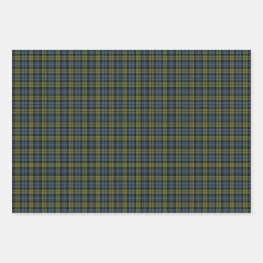 Papier voor Campbell Tartan Wrapping Inpakpapier Vel (Voorkant)
