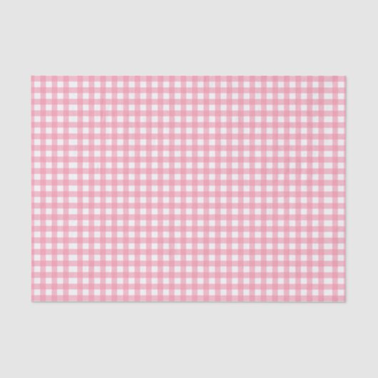 Papier voor controle op roze en witte gingham (Voorkant)