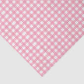 Papier voor controle op roze en witte gingham (Detail)