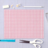 Papier voor controle op roze en witte gingham (Craft)
