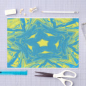 Papier voor de blauwe en gele sterren (Craft)