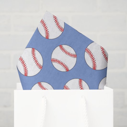 Papier voor de blauwe honkbalsport (Cadeauzakje)
