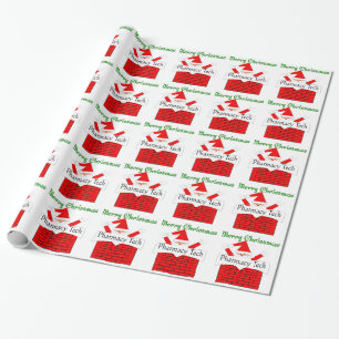 Papier voor de kerstman met tech Gift Wrapping