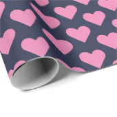 Papier voor de marinebouw en de roze tiny Heart Pa (Rol Hoek)