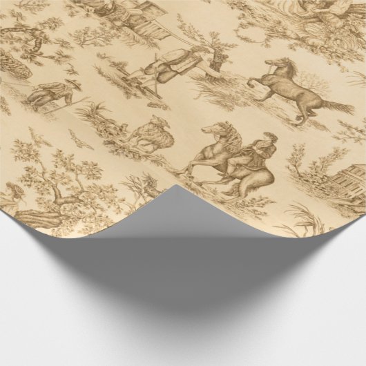  papier voor de onmiddellijke verpakking van bruin (Hoek)