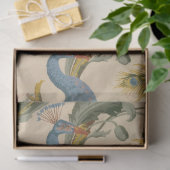 Papier voor de ontbinding van pacock en floral (Geschenk)