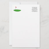 Papier voor de sjabloon van golfsport voor logo (Voorkant)