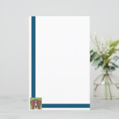 Papier voor de Stationaire Stationaire Stationaire (Staand voorkant)