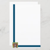 Papier voor de Stationaire Stationaire Stationaire (Voorkant / Achterkant)