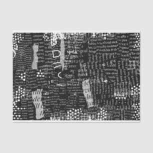 Papier voor de typografie, voor ontbinding of coll