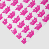 Papier voor de uitgifte van roze kalveren en krone (Detail)