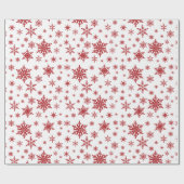 papier voor de verpakking van witte en rode sneeuw (Vlak)