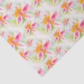 Papier voor de waterverf van Peruvian Lily Alstroe (Detail)