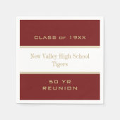 Papier voor deeltijdgebruik op maat servet (Voorkant)