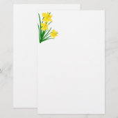 Papier voor deffodis (Voorkant / Achterkant)