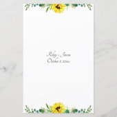 Papier voor donkerbruin rondzwevende bloem (Achterkant)